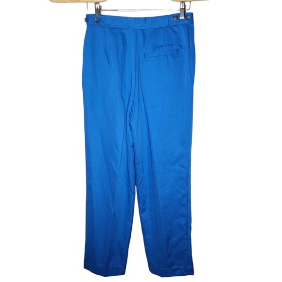 Ralph Lauren Polo Sport Size 8 Blue Wide Leg Women's Pants - Picture 2 of 6